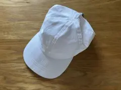 MUJI 無印良品 風を通すちいさくまとまるキャップ　ホワイト　55-59cmのサムネイル
