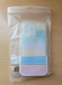 iPhone 13 Pro パステルストライプケース