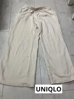 ユニクロ　レディース スウェットワイドパンツ