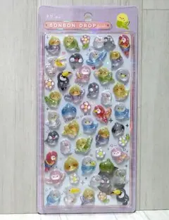 【新品】ボンボンドロップシール　トリ　bird　鳥　クーリア　ぷっくり