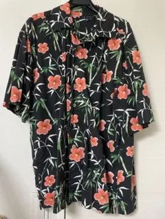 柄シャツ　古着　半袖