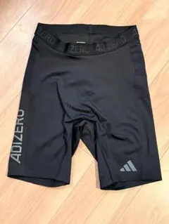 【Mサイズ】adidas ADIZERO ブラックハーフタイツ