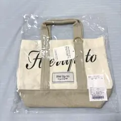 Her lip to HLT Canvas Mini Tote ホワイトのサムネイル