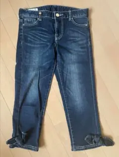 最終値下美品　ミシェルマカロン　デニムパンツ ジーパンジーンズ　サブリナ 7分丈のサムネイル