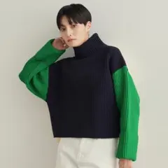 【美品】ハイネックニット　OPAQUE.CLIP