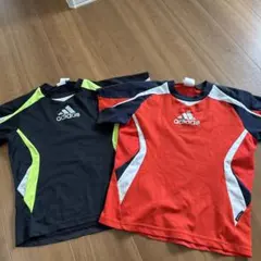 本日のみお値下げ　adidas 半袖Tシャツ 2枚セット XS サッカーおまとめ