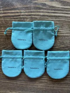 Tiffany ティファニー布製ポーチ 5個セット