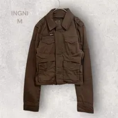 INGNI イング　ジャケット　ミリタリー　襟取り外し可　カジュアル　タイトめ