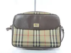 【希少】バーバリー ショルダーバッグ ノバチェック シャドーホース ヴィンテージ