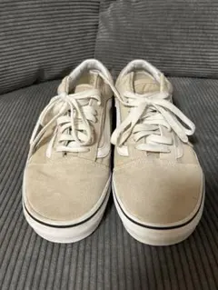 us企画VANS バンズ オールドスクール ベージュ/25.5cm