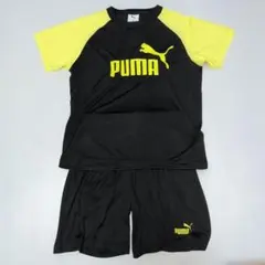 【新品】140★プーマ★吸汗速乾素材！Ｔシャツ＆ハーフパンツセットアップ★