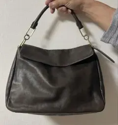 SAZABY ダークブラウン ハンドバッグ