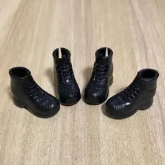 スニーカー 2足 黒 靴 オビツ11 22 リカちゃん バービー ブライス