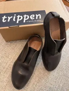 trippen トリッペン　35 polo 濃紺　美品　レア品