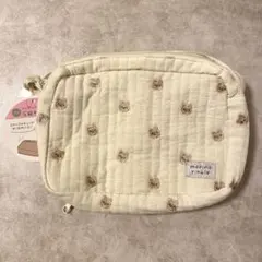 morino tinkle 圧縮　おむつポーチ　くま柄