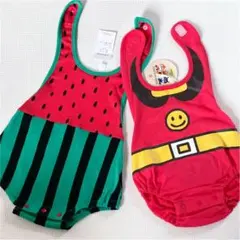 新品　ロンパース　セット　アンパンマン　スイカ　夏服