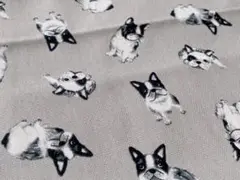 ♡フレンチブルドッグ♡グレー♡オックス生地♡