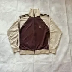 adidas track jacket DESCENTE製 70s バーガンディ