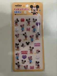 Disney ぷくぷくシール　ミッキー、ミニー