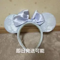 ミニー　青　レース　カチューシャ　ディズニー