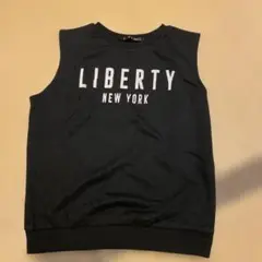 LIBERTY NEW YORK ノースリーブトップス ブラック