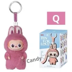 ラブブ イニシャル Qぬいぐるみ アルファベット Labubu 【正規品】17