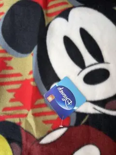 新品　未使用　美品　ミッキーマウス フリース　大判ひざ掛け