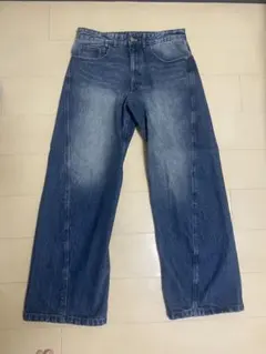 WYM LIDNM VINTAGE WASHED CURVED DENIM