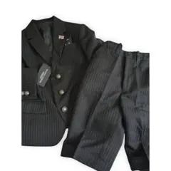 新品タグ付き　ミチコロンドン　キッズ・セレモニースーツ110㎝　男の子用　黒