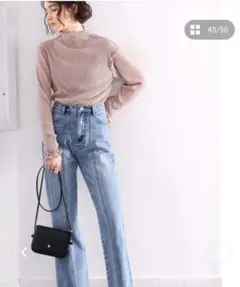 クラシカルエルフ　ハイネック長袖トップス ピンクLサイズ