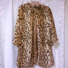 EGOIST ヒョウ柄ファーコート