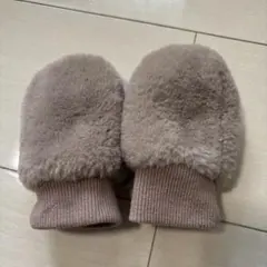 ベージュ ミトン