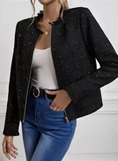 SHEIN ツイードジャケット