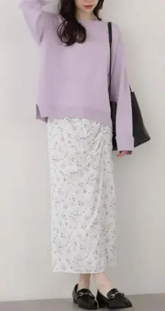 PROPORTION BODY DRESSING フラワープリントスカート S