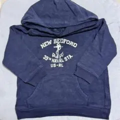 ラルフローレン パーカー 90 ネイビー　記名無し ラルフ