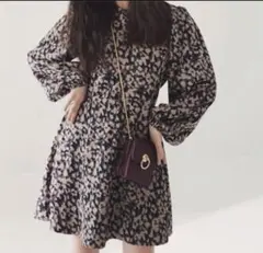 GRL レオパード柄　ワンピース