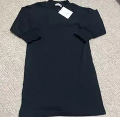 ワンピース　ブランシェス　ブラック　無地　100