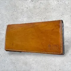 良品　タケオキクチ　長財布　レザー　お札入れ　小銭入れ　カード入れ　ブラウン　茶