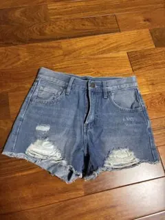♡美品♡GORGE デニムショートパンツ ダメージ加工【M】
