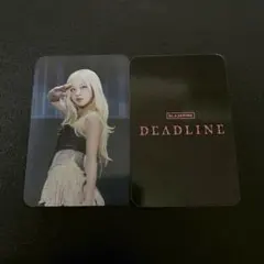BLACKPINK DEADLINE 宮下パーク 限定 特典トレカ ロゼ ROSE BLACKPINK DEADLINEロモカード＆シール 127枚 ロゼ｜Yahoo!フリマ