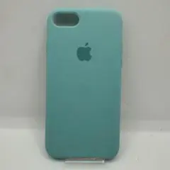 iPhoneSE2/8/7 非純正 ターコイズ シリコンカバー シンプル お洒落