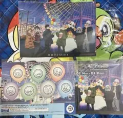 呪術廻戦　コスモワールド　クリアファイル　スタンプラリー台紙2枚　五条悟
