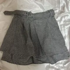 千鳥柄フレアスカート