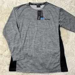 新品　メンズ　Kaepa UVカット グレー 長袖Tシャツ L 吸水速乾