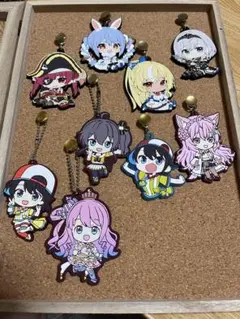 ホロライブ[hololive]ラバーストラップ キーホルダー9個セット
