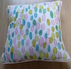 ☆両面 jellybeans大☆ロゴ入り♪パイピングクッションカバー♪