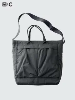 新品未使用 タグ付き ユニクロ C 2WAYユーティリティバッグ グレー