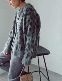 AYA KANEKO×relumeレオパード カーディガン