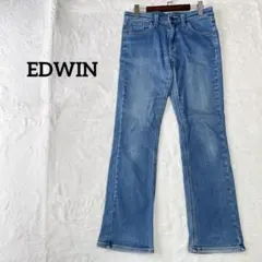 【エドウィン】デニム パンツ 31 インディゴ ストレート ベーシック