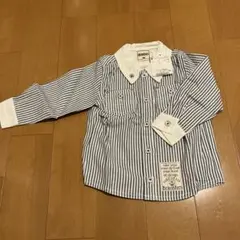 ブランシェス　ストライプシャツ　新品タグ付き　90㎝